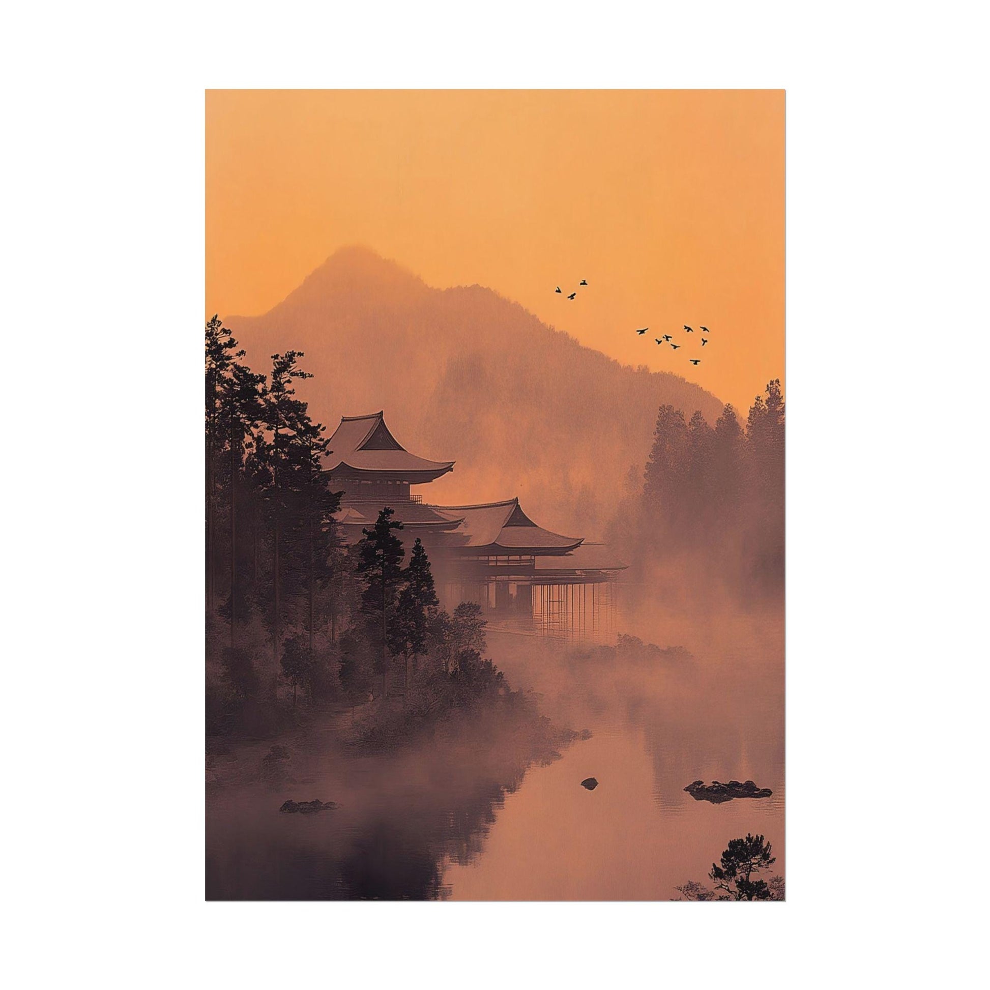 GH07_serene japanese pavilion by misty lake