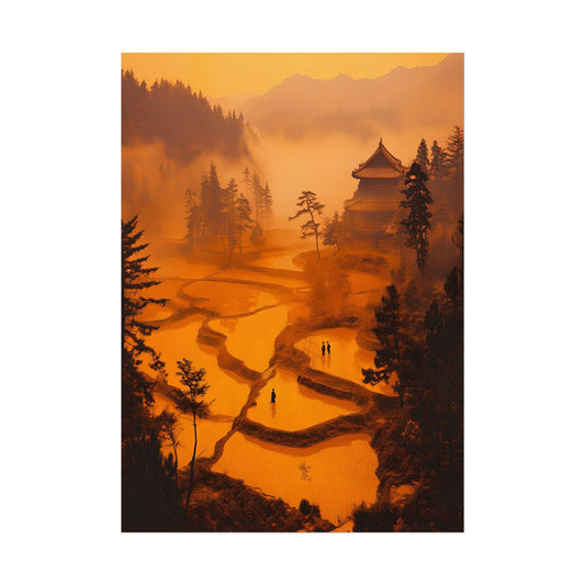 GH15_Golden rice terraces at sunrice