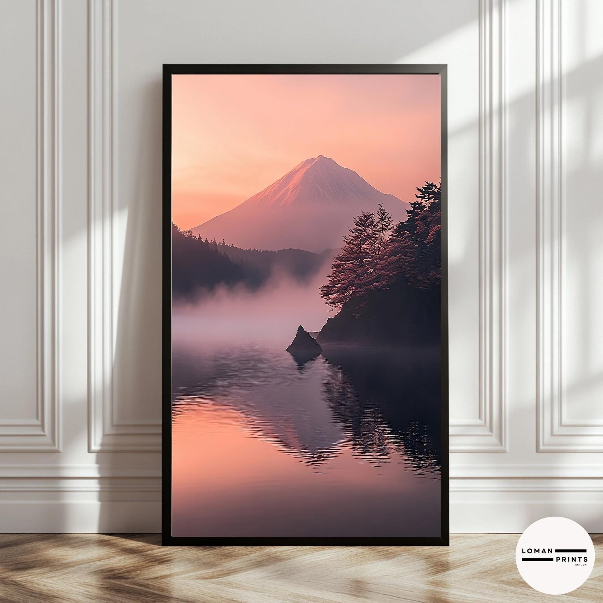 GH09_Misty Lake with Mount Fuji at Dawn