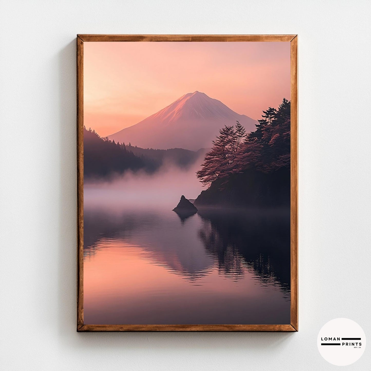 GH09_Misty Lake with Mount Fuji at Dawn