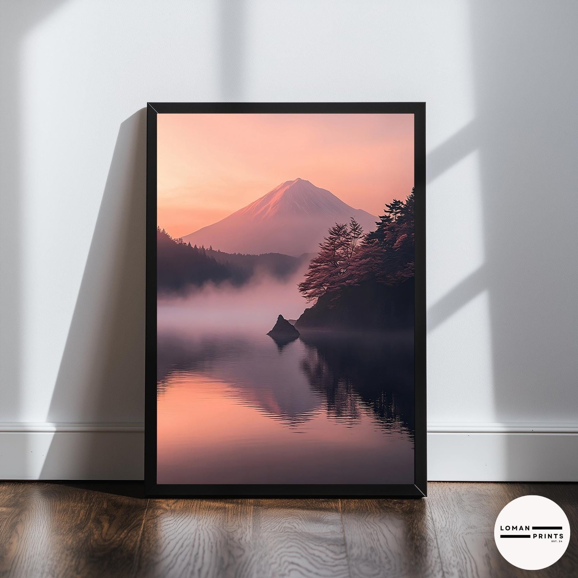 GH09_Misty Lake with Mount Fuji at Dawn